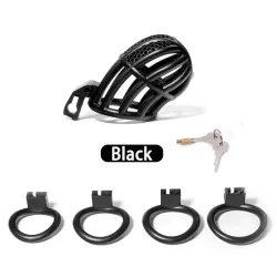 CockLock Cage de chasteté Netia 7.5 x 3.1cm Noir